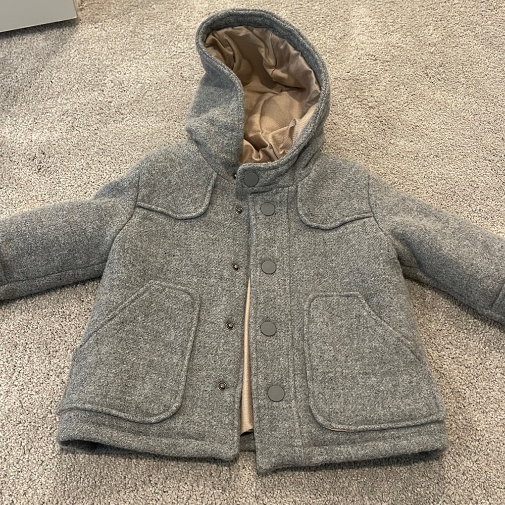 zara baby boy pea coat